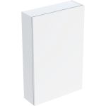 Armario suspendido Geberit rectangular, con una puerta: 45x70cm, Cuerpo y frontal: blanco/cubierto de alto brillo